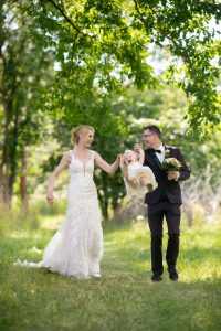 Brautpaar mit Tochter